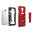 Slim Guard Tough Plated Shockproof Case for Huawei Y7 - Red